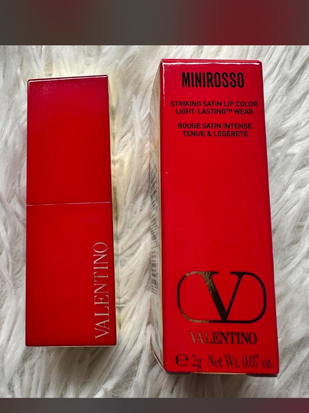 Valentino Minirosso Satin Lipstick — Red Red - Picture 2 of 3